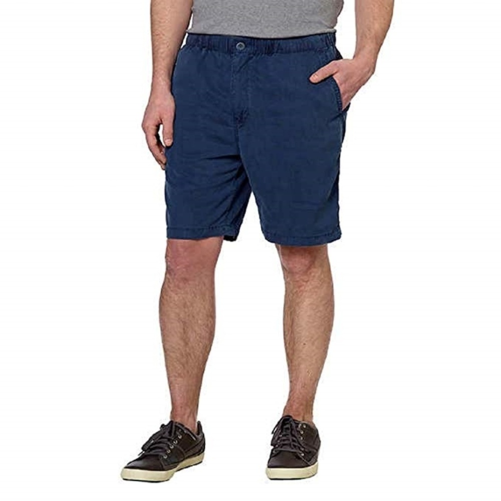 Kirkland Mens Dark Blue Shorts Elastic Waistband